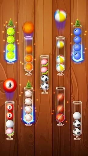 Скриншот 6 — Color Ball Sort Wooden Puzzle