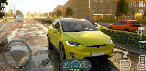 Скриншот 1 — Electric Car Simulator Real 3D