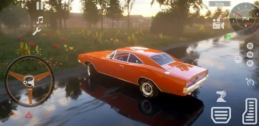 Скриншот 1 — Car Simulator Old USA Driving