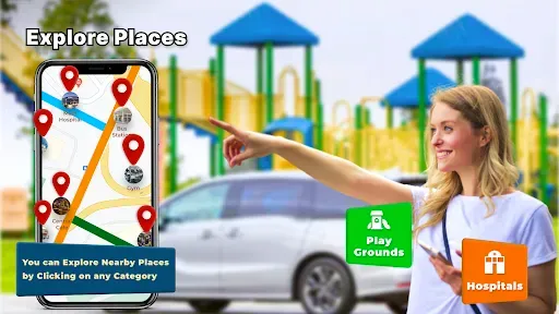 Скриншот 2 — GPS Map Voice Navigation Route