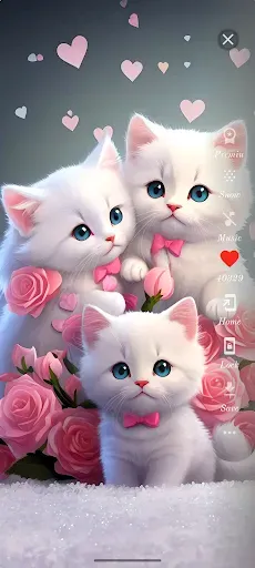 Скриншот 1 — Cute Cat Wallpaper HD