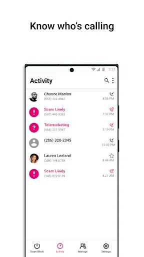 Скриншот 2 — T-Mobile Scam Shield