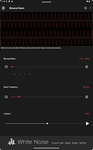 Скриншот 5 — Binaural Beats Generator
