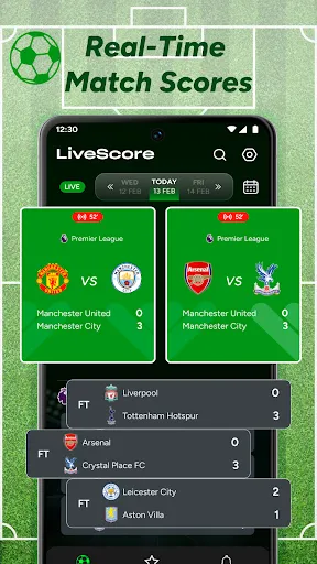 Скриншот 1 — MatchLive: Live Soccer Scores