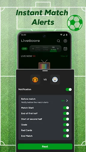 Скриншот 6 — MatchLive: Live Soccer Scores
