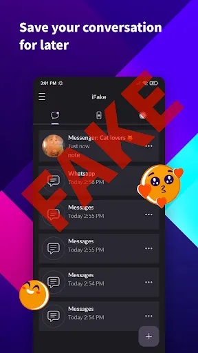 Скриншот 3 — iFake: Fake Chat Messages