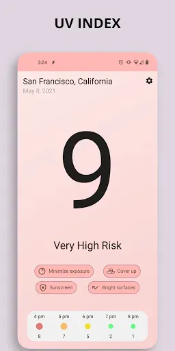 Скриншот 1 — Sunny Side - UV Index
