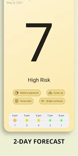 Скриншот 2 — Sunny Side - UV Index