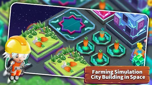 Скриншот 1 — Sci Farm: космический город