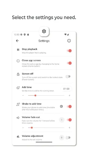 Скриншот 3 — Cozy Timer - Sleep timer