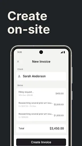 Скриншот 2 — Invoice Maker Tofu & Receipts