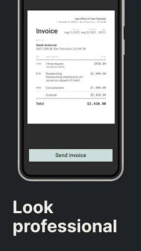 Скриншот 6 — Invoice Maker Tofu & Receipts