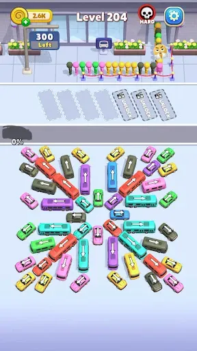 Скриншот 3 — Bus Mania - Car Parking Jam