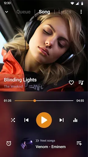 Скриншот 3 — Mp3 музыка - музыкальный плеер