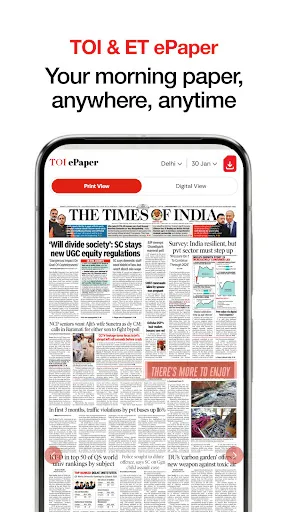 Скриншот 4 — TOI English News, Daily ePaper