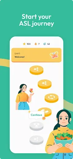 Скриншот 2 — ASL Bloom - Sign Language
