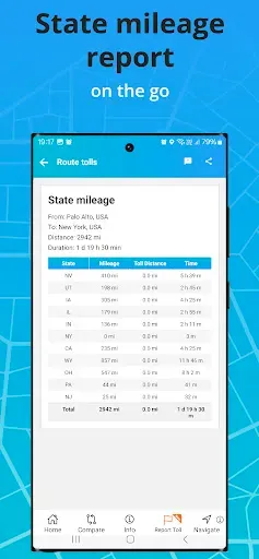 Скриншот 4 — TollGuru: Toll, GPS Navigation