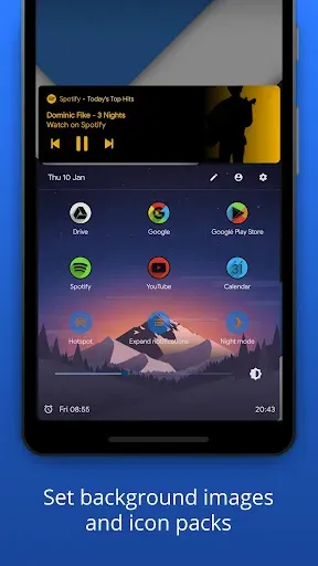 Скриншот 4 — Bottom Quick Settings