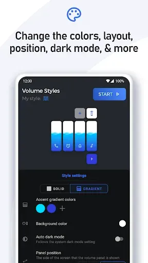 Скриншот 5 — Volume Styles - Настроить