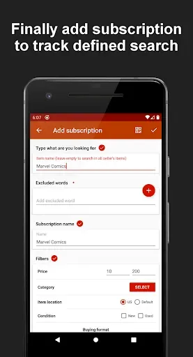 Скриншот 4 — Deals Tracker PRO: eBay Alerts