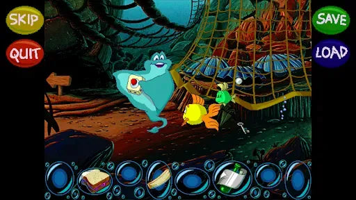 Скриншот 5 — Freddi Fish 1: Kelp Seeds