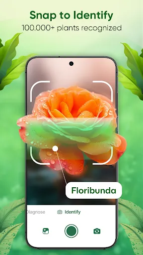 Скриншот 1 — Plant Identifier - Scan & Care