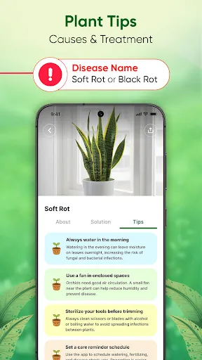 Скриншот 4 — Plant Identifier - Scan & Care