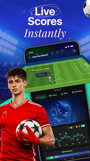 Скриншот 1 — X-Score: Live Football Score