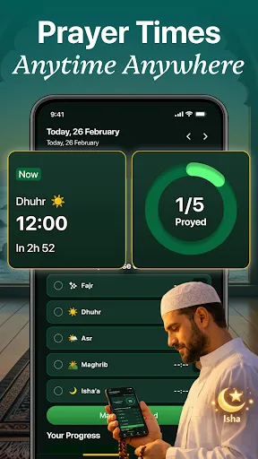 Скриншот 2 — Muslim Hub: Quran & Prayer