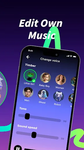 Скриншот 5 — ToneSnap: Offline Voice Music