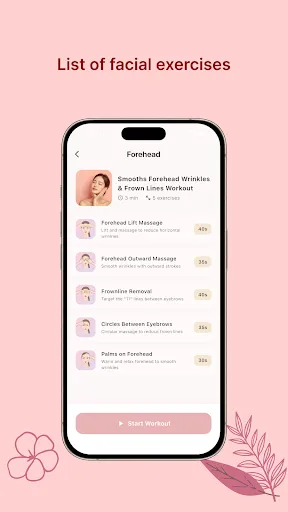 Скриншот 3 — Face Yoga Exercise & Skin Care