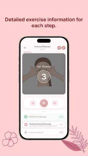 Скриншот 4 — Face Yoga Exercise & Skin Care