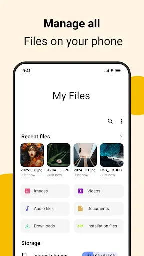 Скриншот 1 — My Files - File Manager