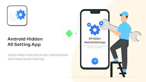 Скриншот 1 — Android Hidden All Setting App
