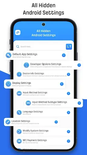 Скриншот 3 — Android Hidden All Setting App
