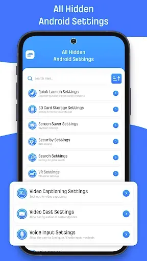 Скриншот 5 — Android Hidden All Setting App