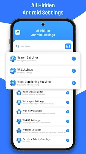 Скриншот 6 — Android Hidden All Setting App
