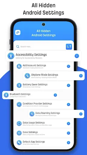 Скриншот 8 — Android Hidden All Setting App