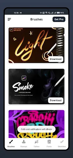 Скриншот 5 — Brushes & Tools for Artists