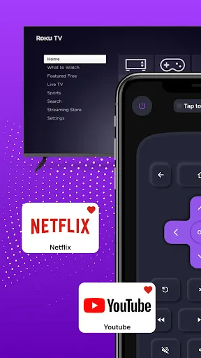 Скриншот 1 — Remote Control for RokuTV
