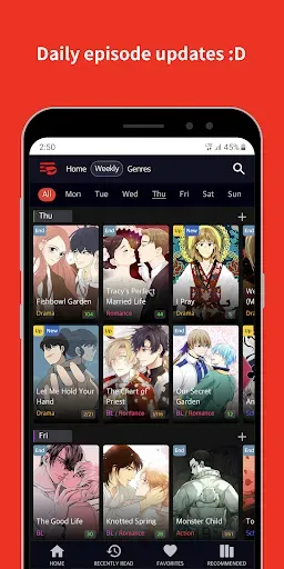 Скриншот 3 — Toomics - Read Premium Comics