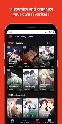 Скриншот 5 — Toomics - Read Premium Comics