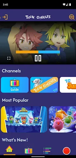 Скриншот 1 — Toon Goggles Мультфильмы
