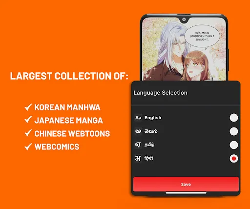 Скриншот 2 — Toonsutra: Webtoon & Manga App
