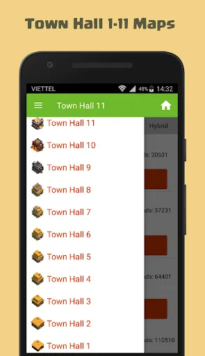 Скриншот 2 — Maps of Clash of Clans