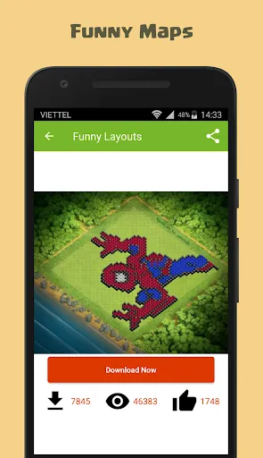 Скриншот 3 — Maps of Clash of Clans