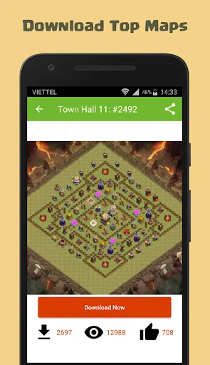 Скриншот 7 — Maps of Clash of Clans