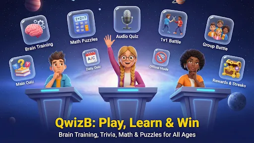 Скриншот 1 — QwizB: Play, Learn & Win Quiz