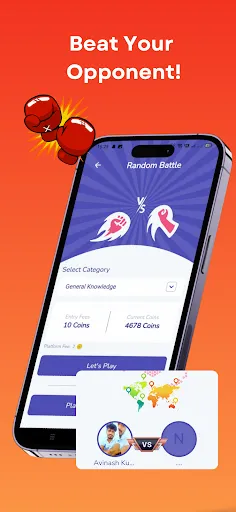 Скриншот 2 — QwizB: Play, Learn & Win Quiz