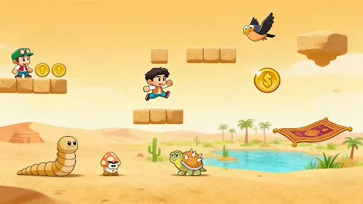 Скриншот 5 — Maino's World : Super Run Game